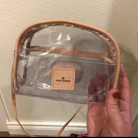 jon hart clear purse